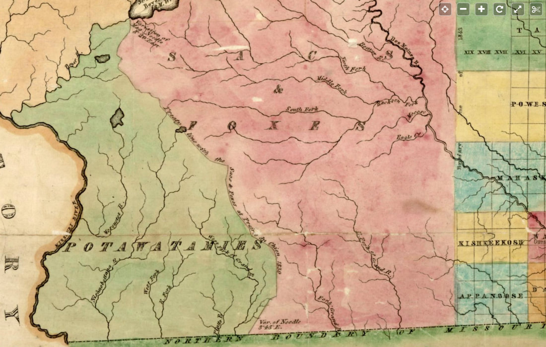 Southwest Iowa in 1845