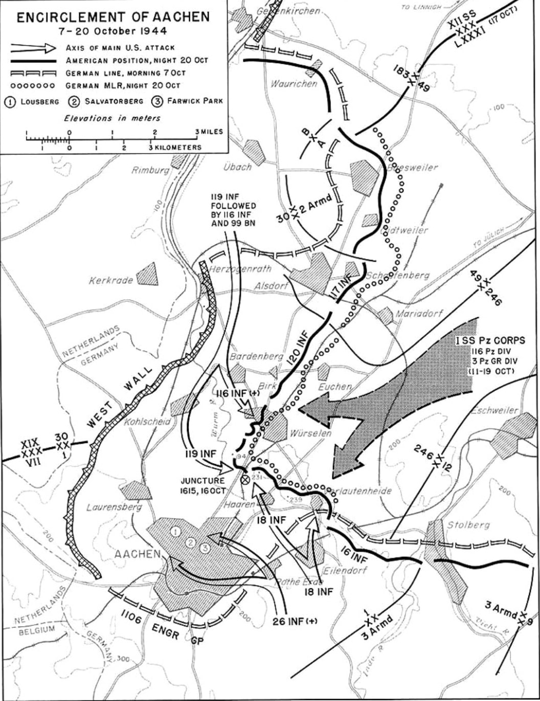 Encirclement of Aachen