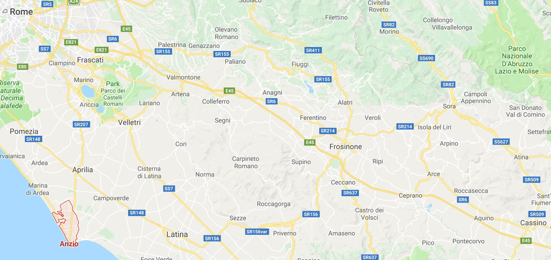 Rome Area Roadmap - Anzio & Cassino