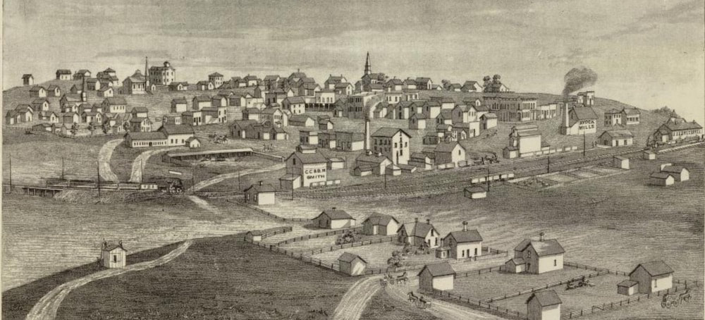 Avoca, Iowa in 1875