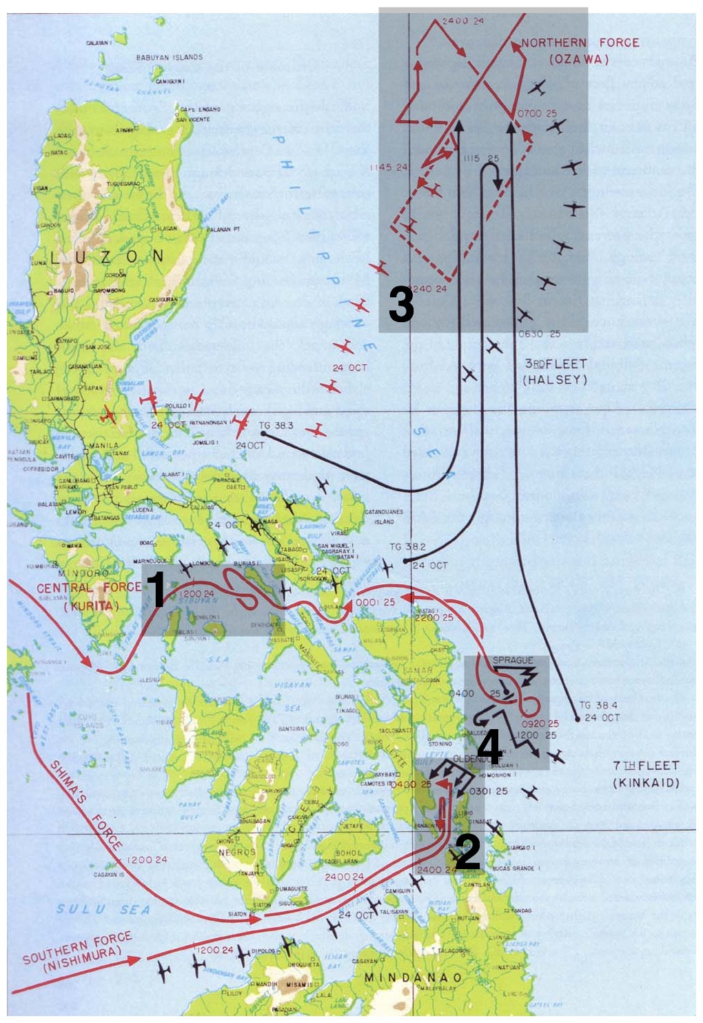 Battle of Leyte Gulf October 1944