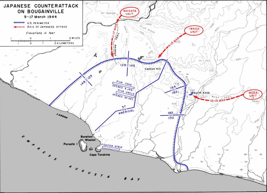 US Enclave on Bougainville - Mar 1944