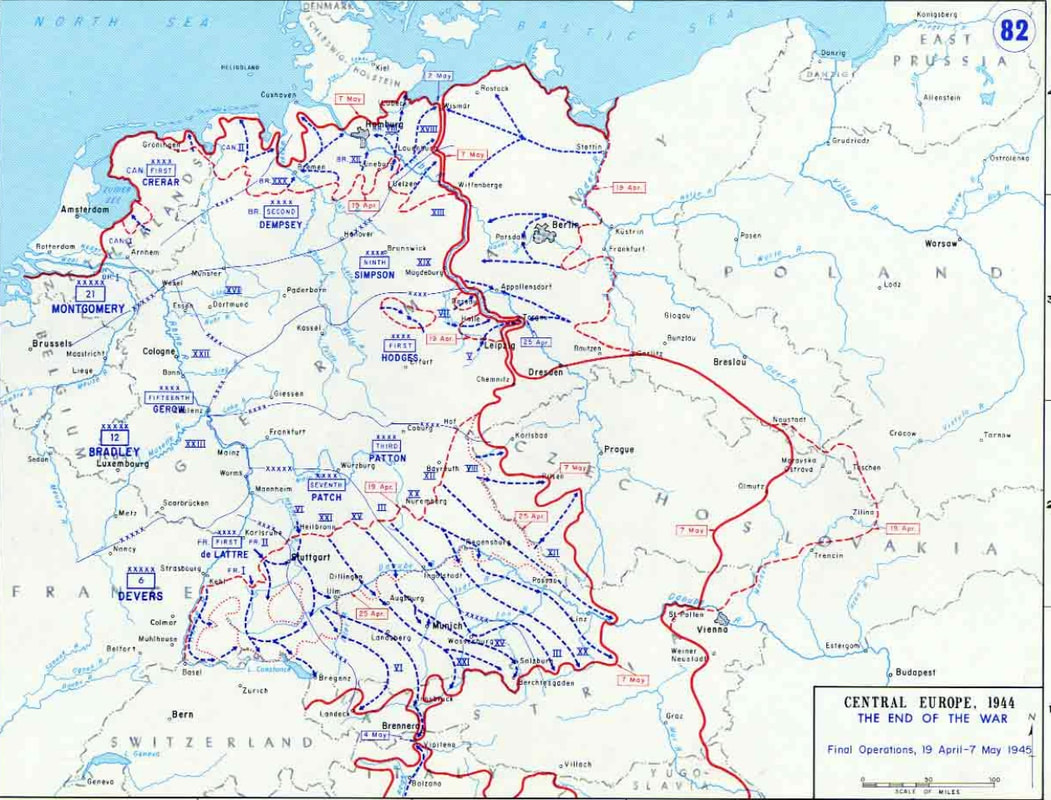 Central Europe Campaign - 19 Apr to 7 May 1945