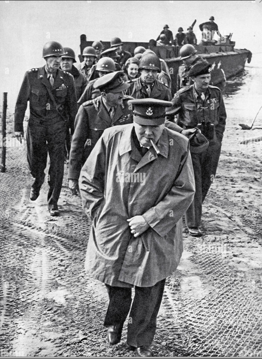 Churchill at the Rhine