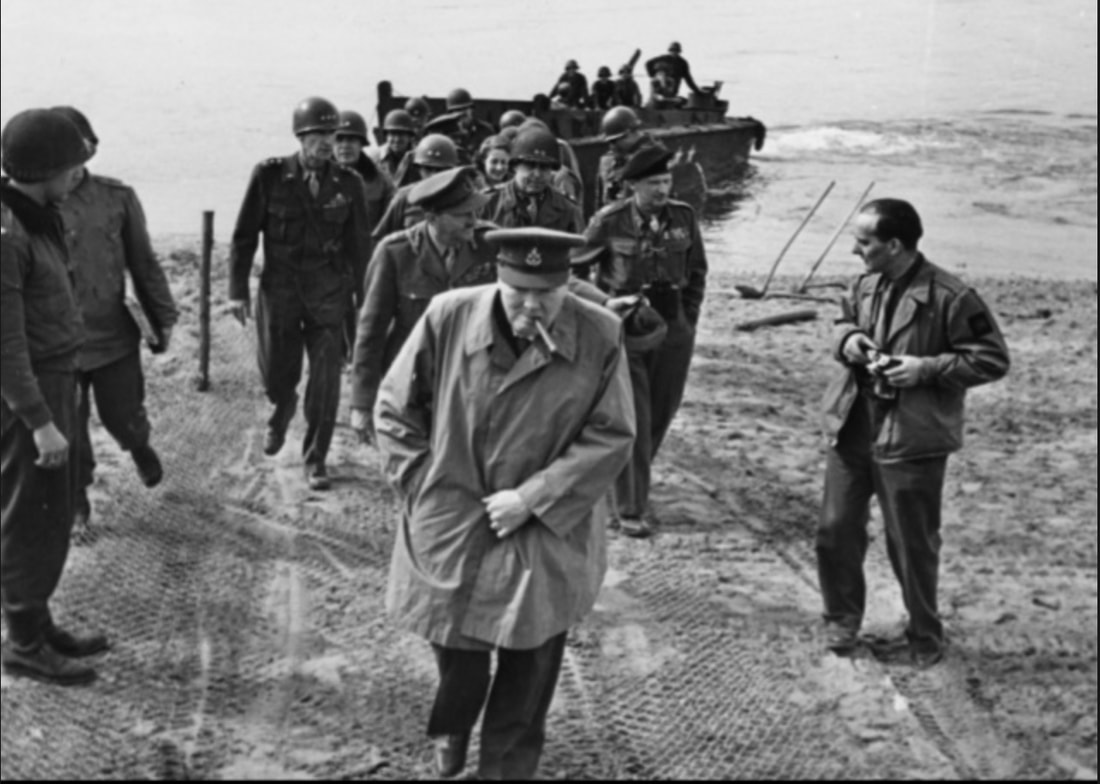 Churchill Crossing the Rhine