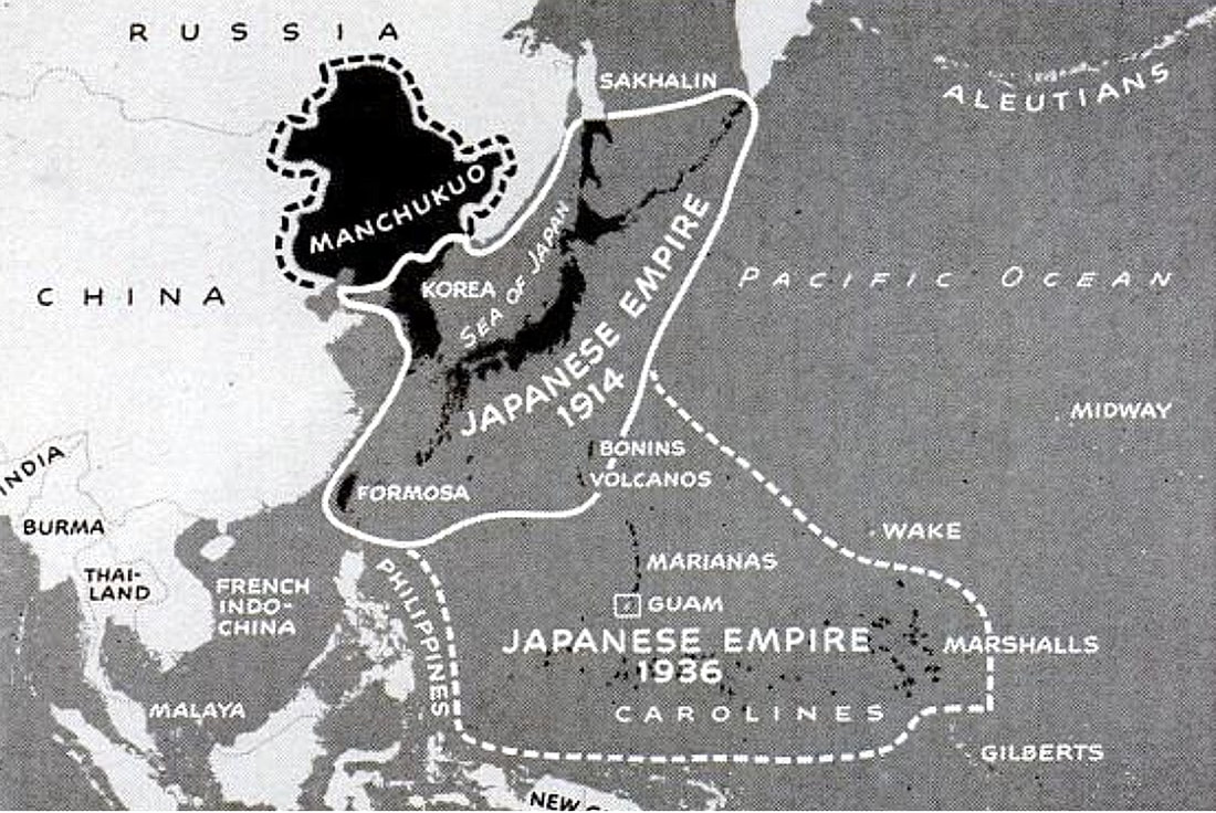 The Japanese Empire - 1936