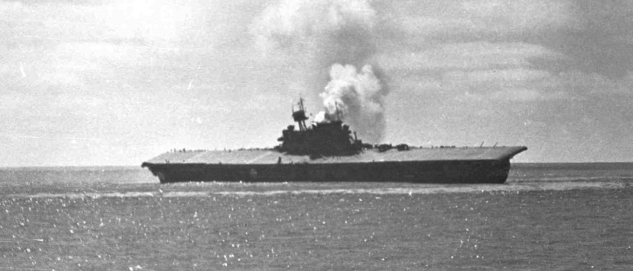 USS Yorktown at Midway
