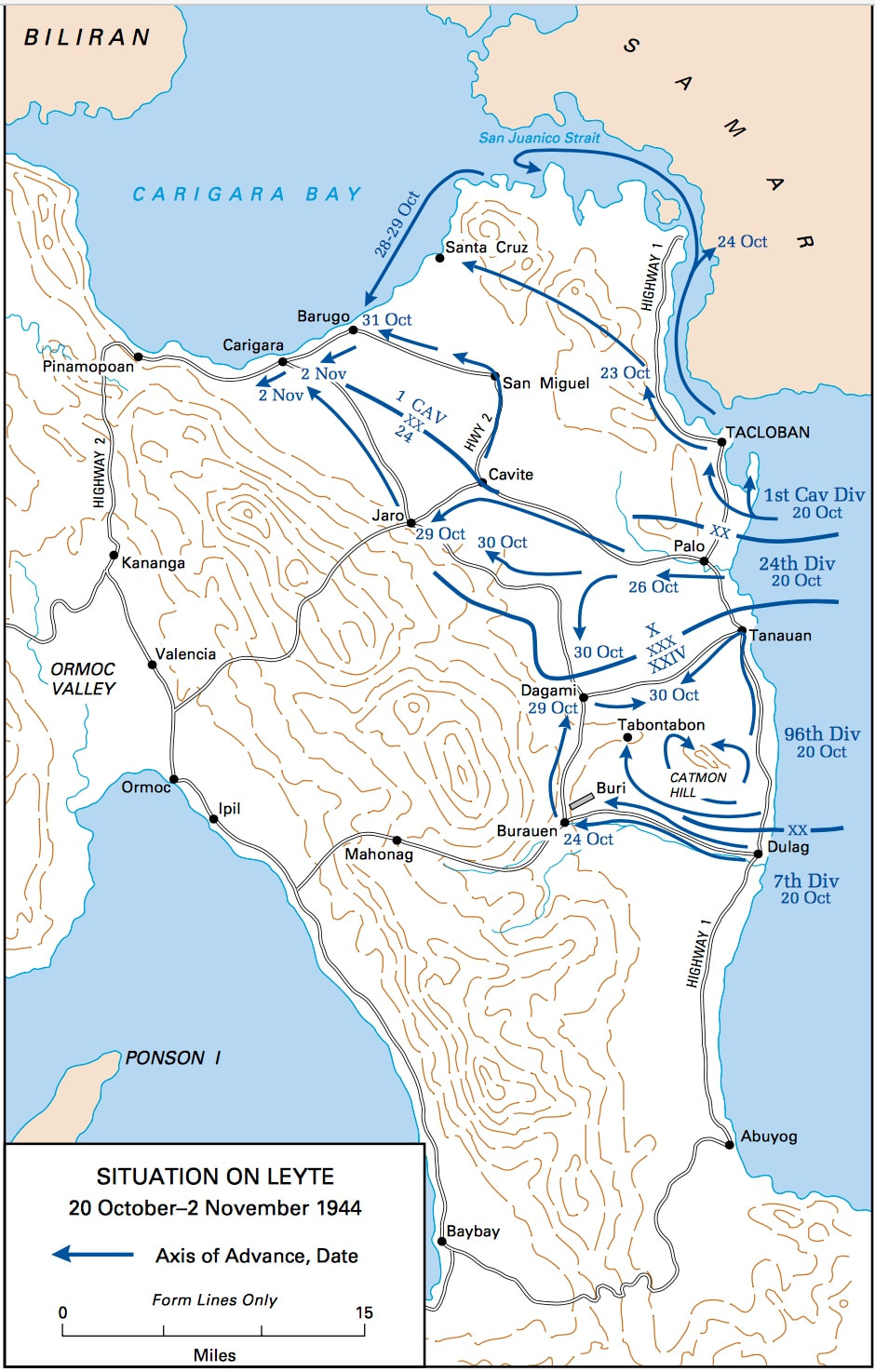 Early Stage of the Leyte Campaign