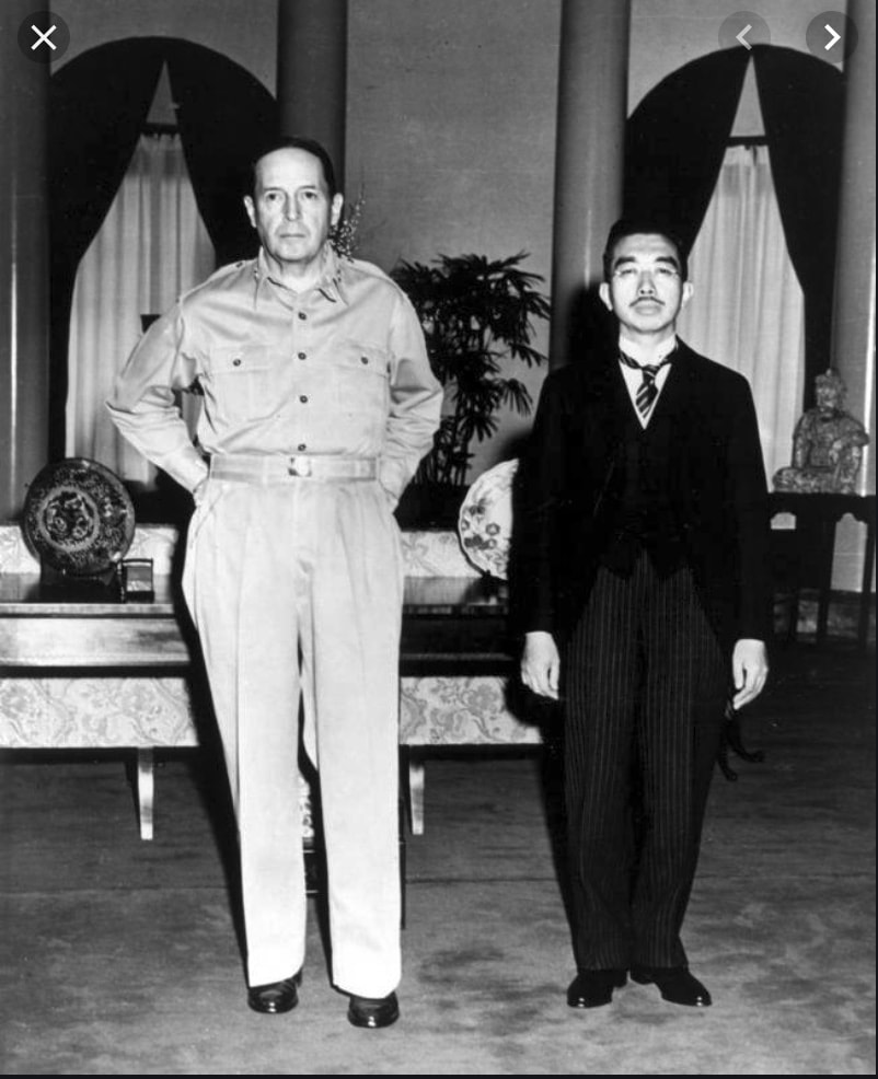 MacArthur and Hirohito