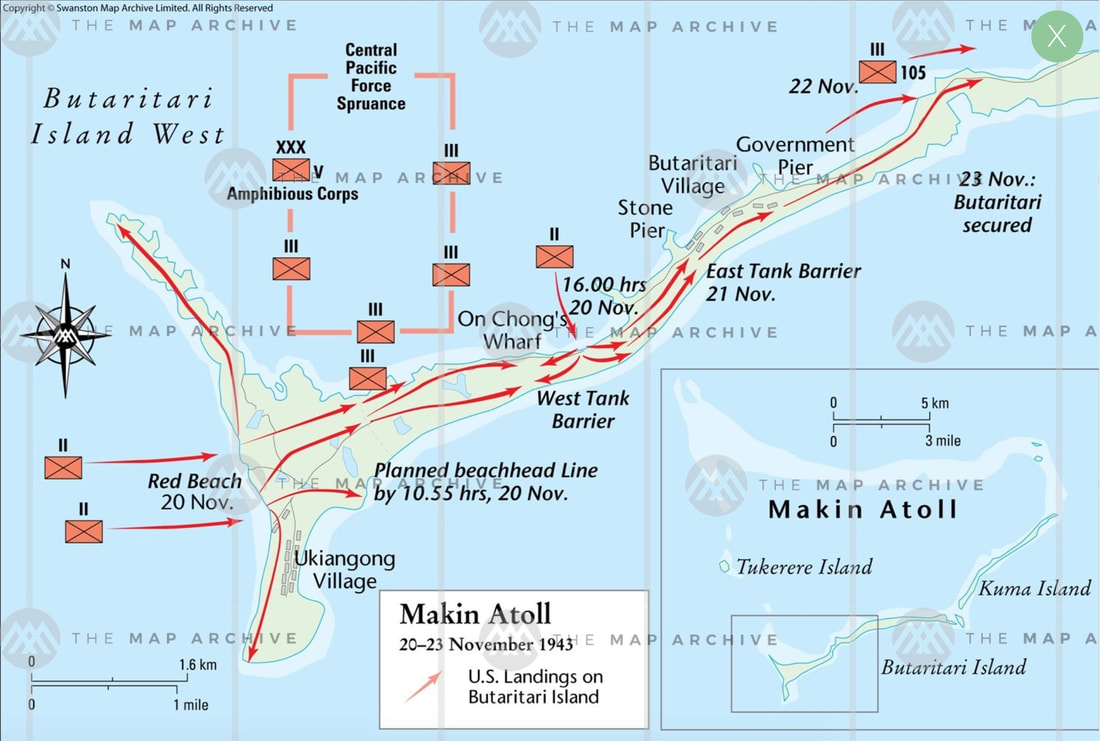 The Battle for Butaritari, Makin Atoll