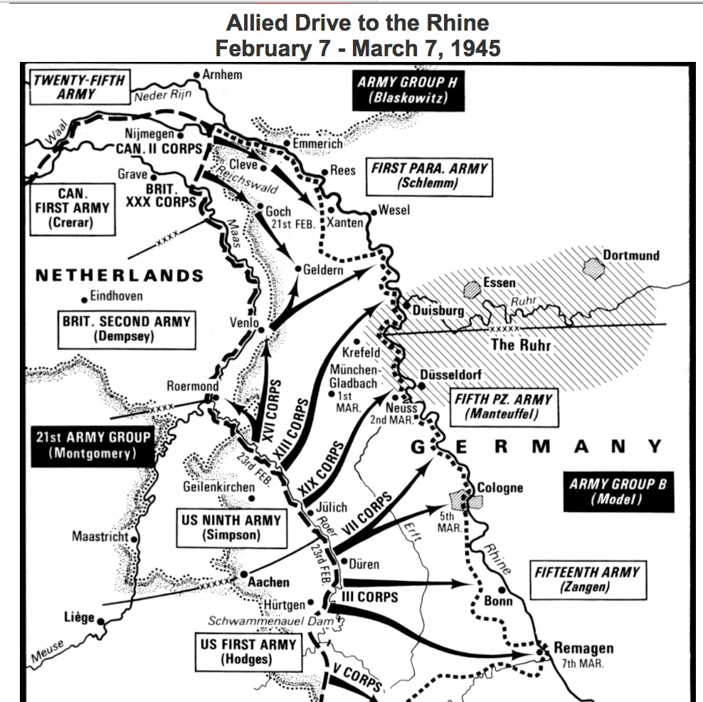 Allied Drive to the Rhine - North Rhineland