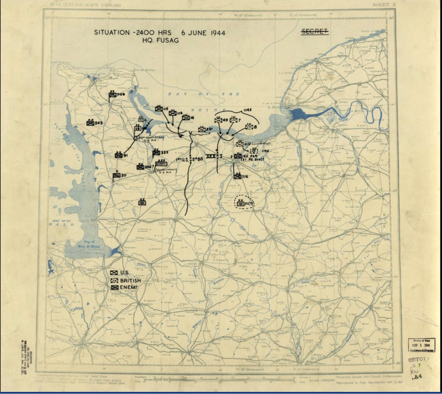 The ETO Situation Map, 6 June 1944