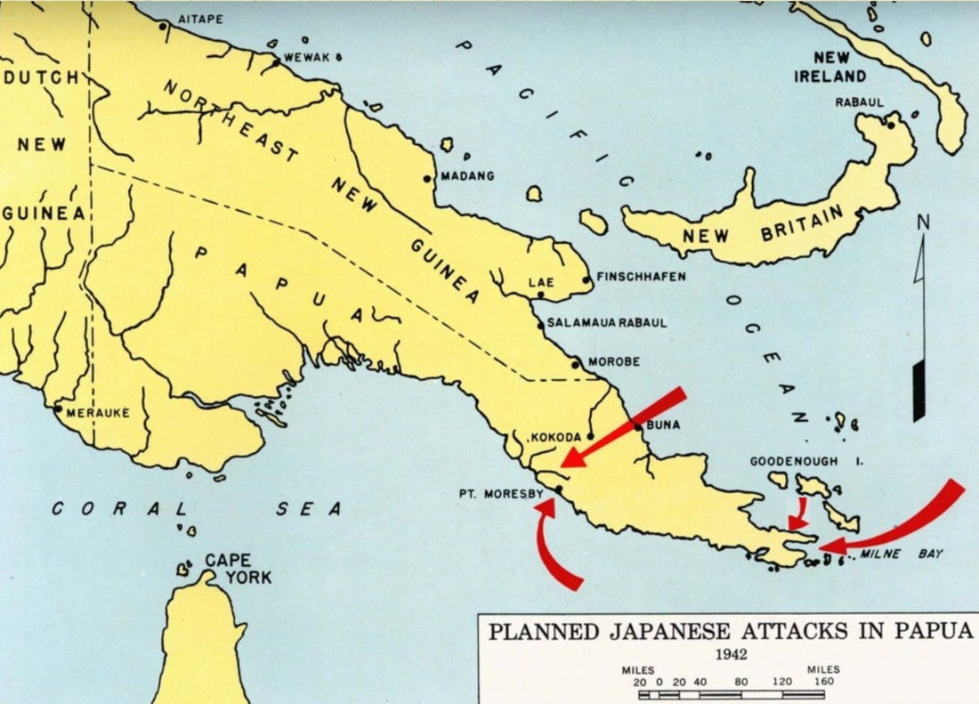 Japanese Attempts to Threaten Australia - 1942