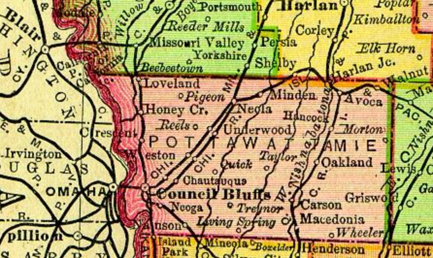 Pottawattamie County - 1895