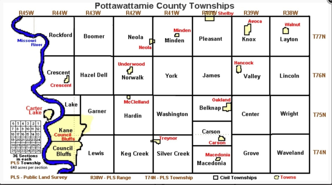Pottawattamie County Index Map