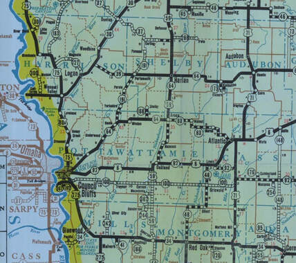 1940 Pottawattamie Area Highways