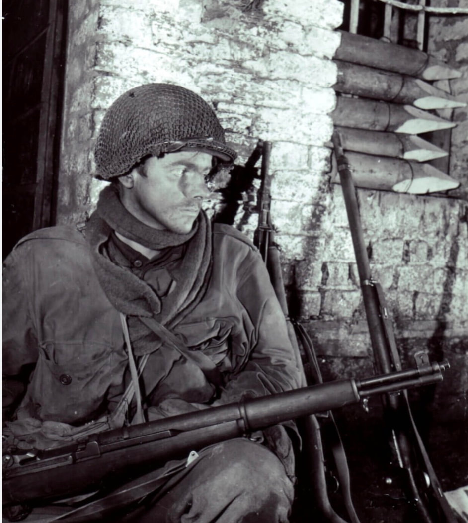 GI with M1 Rifle