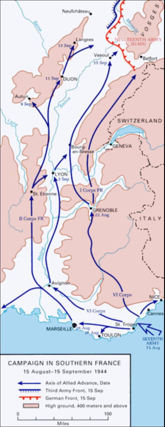 The Sixth Army Group Advance