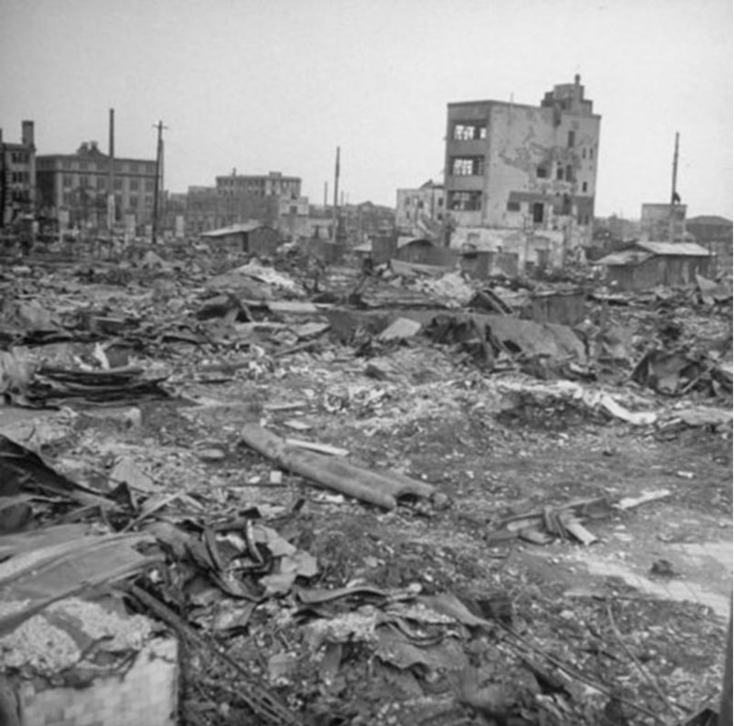 Area in Tokyo after Firebombing