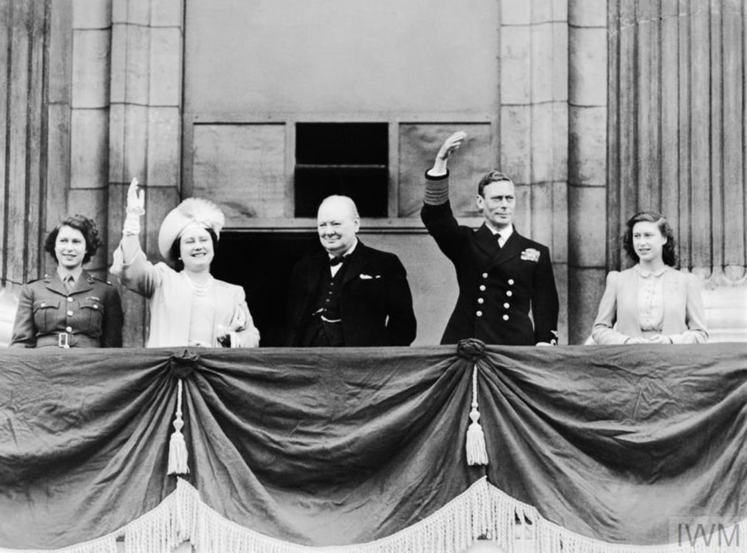 V-E Day - Winston Churchill and the Royal Family